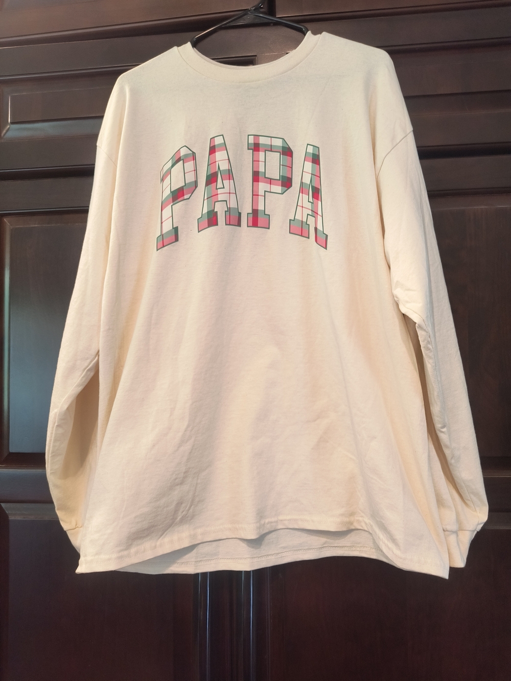Gildan Cream Ultra Cotton Tee Label Detail
